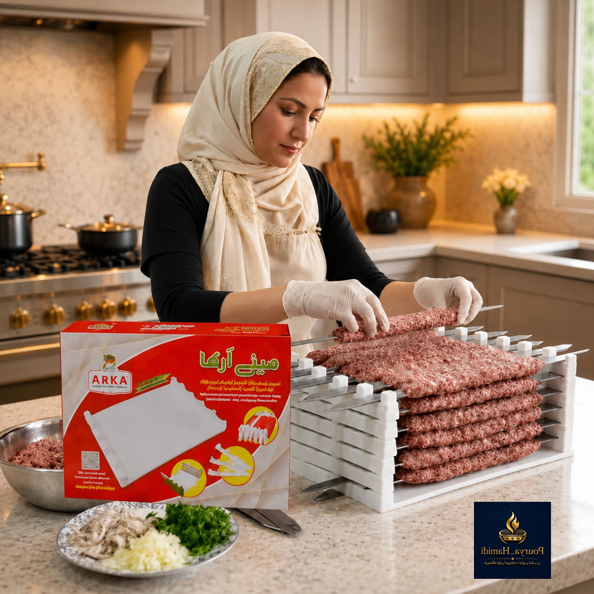 سینی طبقاتی کباب آرکا